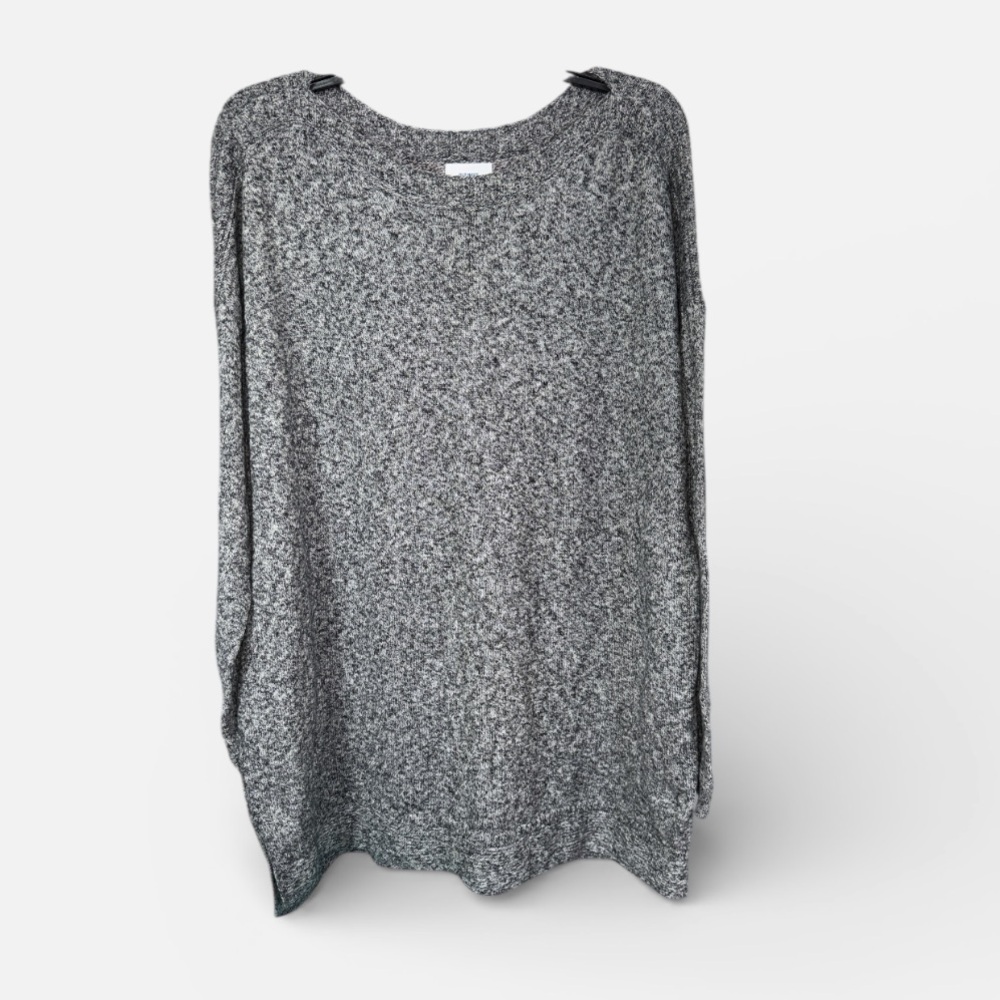 Old Navy Cozy Knit Sweater - white /black XL